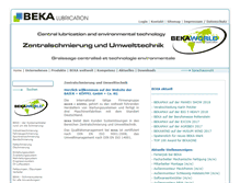 Tablet Screenshot of beka-lube.de