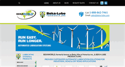 Desktop Screenshot of beka-lube.com
